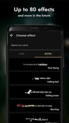 Lyrical Video Maker with Music android App screenshot 0