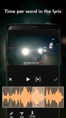 Lyrical Video Maker with Music android App screenshot 1